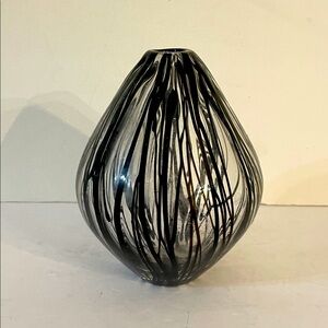 Modern Vase Hand blown Art Glass